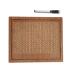 Wooden Money Box with Savings Challenge Grid to Tick Off for Saving Goals